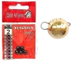 Груз ушастый вольфрамовый EA разборный золото фотография