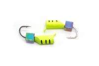 Мормышка Мир Вольфрама Гвоздик с кубиком 2.0мм желтый МВ213 фотография