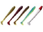 Силікон CrazyFish Vibro Worm 4.0" M120 5шт Фотографія