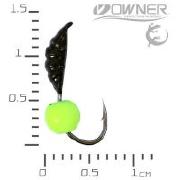 Мормишка ЧС Креветка XS 0.28г №12 Кулька Лайм Фотографія