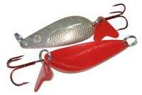 Блешня Spinnex Bass 10г S/Red Фотографія
