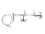 Оснастка для силикона Gurza Stinger Pike Rig Duo ST36 BC №2/0 черные фотография