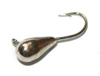 Мормишка Riga крапля з петелькою 3мм срібло 116030-02 Фотографія