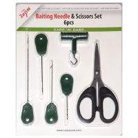 Набір короповий Carp Zoom Baitining Needle &amp; Scissors Set 6pcs CZ1135 Фотографія