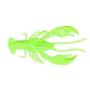 Силікон Angry Baits Kraken 3.6" 10-Acid Green UV 4шт Фотографія