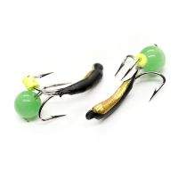 Мормишка чорт-банан чорно-золотий 8мм з кулею МВ736 Фотографія