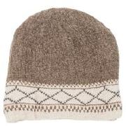 Шапка в'язана РЛ Plush Beani'qe коричнева Фотографія