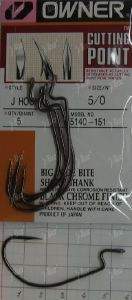 Офсетний гачок Owner 5140-5/0 5шт Фотографія