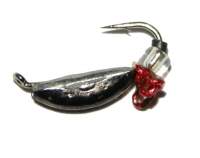 Мормышка Riga супер банан с цепочкой  2.0мм черный 110020с  фотография