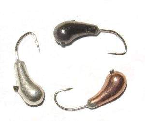 Мормишка Stream чесночинка з кембриком Фотографія