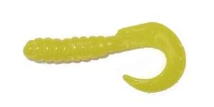 Твістер YUM Walleye Grub 3" #YWG339 Lemon Фотографія
