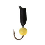 Мормишка вольфрамова Flagman Стовбчик 2.4mm 0.48g Кулька котяче око жовте Фотографія