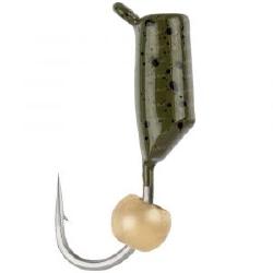 Мормышка Viking Fishing гвоздик 2.5mm 0.62g олива бусина золото фотография