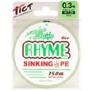 Шнур Tict Rhyme sinking PE 150м фотография