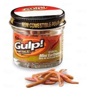 Силикон Berkley Gulp Mini Earthworm фотография