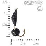 Мормышка ЧС Креветка XS 0.43г №14 Шар латунный Черная латунь фотография