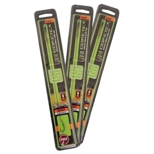 FOX CCR097 поводок SSBR Barbed №6 фотография