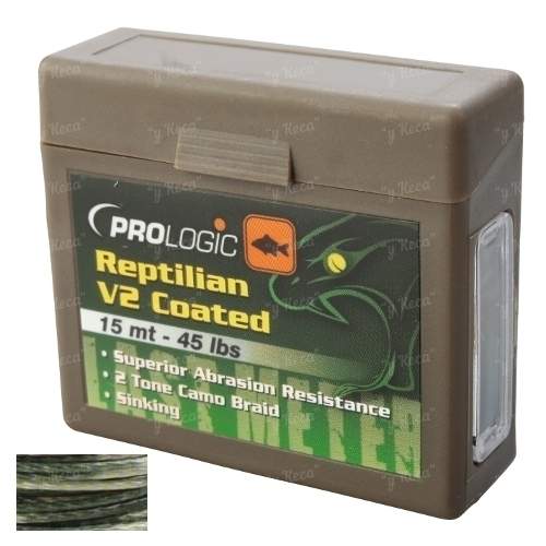 Поводковый материал Prologic Reptilian V2 44709 15m 15lb Coated Camo Sinking фотография