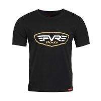 Футболка Favorite FT-8 S чорна бронзовий лого Фотографія