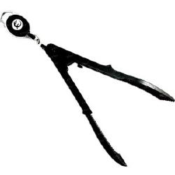 Ухват для рыбы Черная Саламандра с ретривером фотография