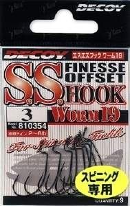 Крючки офсетные Decoy S.S. Hook Worm 19  фотография