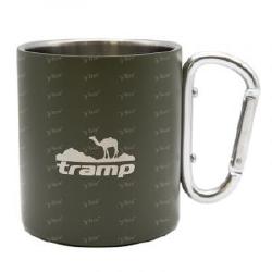Термокружка Tramp с карабином 350мл UTRC-122-olive фотография