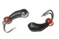 Мормышка Коза-уралочка с коронкой черная 2.5мм МВ145 фотография