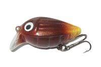 Воблер Буг RealBug 35F Коричневий з жовтим хвостом Фотографія