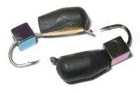 Мормишка Grifon Гвоздик кубик-хамелеон 4.0 мм Золота коронка Фотографія