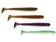 Силикон CrazyFish Vibro Worm 2.5" M122 8шт фотография