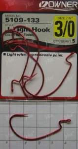 Крючок офсетный Owner 5109-3/0 фотография