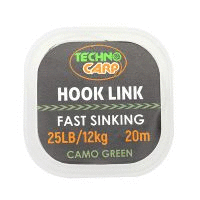 Поводочный материал Технокарп 20м без оплетки Camo Green 25lb 80143 фотография
