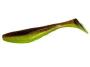 Силикон Fishup Wizzle Shad 5.0" 203-Green Pumpkin-Flo Chartreuse 4шт фотография