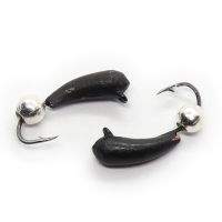 Мормишка Grifon Уралочка 3.0 мм 0.8 м кулю нікель Фотографія