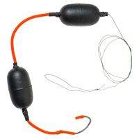 Оснастка для ловли сома 2 поплавка Фотографія