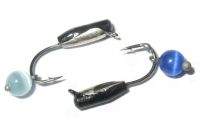 Мормышка Grifon Гвоздик с камнем 2.0мм Серебряная коронка фотография