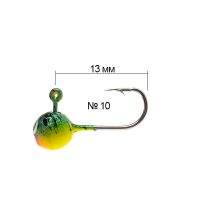 Літня мормишка Golden Fish Куля 1.0 г №10 GR Фотографія