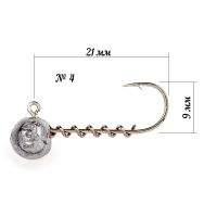 Микро джиг-головка DS 2г №4 5шт фотография