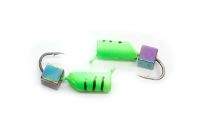 Мормышка Мир Вольфрама Гвоздик с кубиком 3.0мм зеленый МВ116 фотография