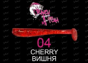 Силикон Crazy Fish Nano Minnow 1.6" 04 Cherry фотография