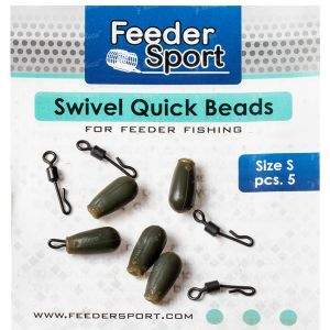 Бусина с быстросъемником Feeder Sport Swiwel Quick Beads SQB-S 5шт фотография