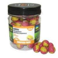 Бойлы Grandcarp растворимые 200г 20мм Кукуруза чили фотография