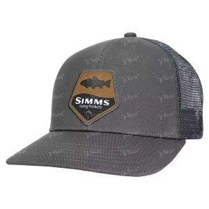 Кепка Simms Trout Patch Trucker Carbon Фотографія