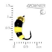 Мухо-мормишка ЧС S 0.25г №14 Головка латунь нікель Оса Фотографія