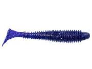 Силікон Angry Baits Fatik 3.8" Violet UV 4шт Фотографія