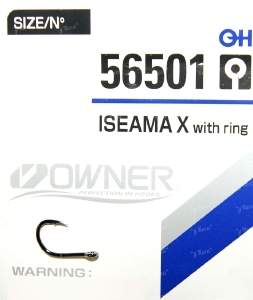 Крючки Owner Iseama X With Ring 56501  фотография
