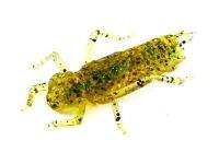Силікон Fishup Dragonfly 1.2" 036-Flo Caramel/Green-Black 10шт Фотографія