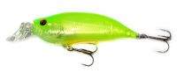 Воблер Megabass IXI Shad Type-R LBOII 57F Clear Lime Chart Фотографія