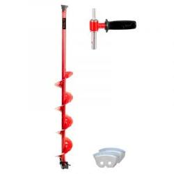 Льодобур Ice Attack Alaska 130mm з адаптером під шурупокрут Фотографія