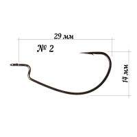 Крючки офсетные Owner J-Light Hook BC 5109-091 №02 6шт фотография